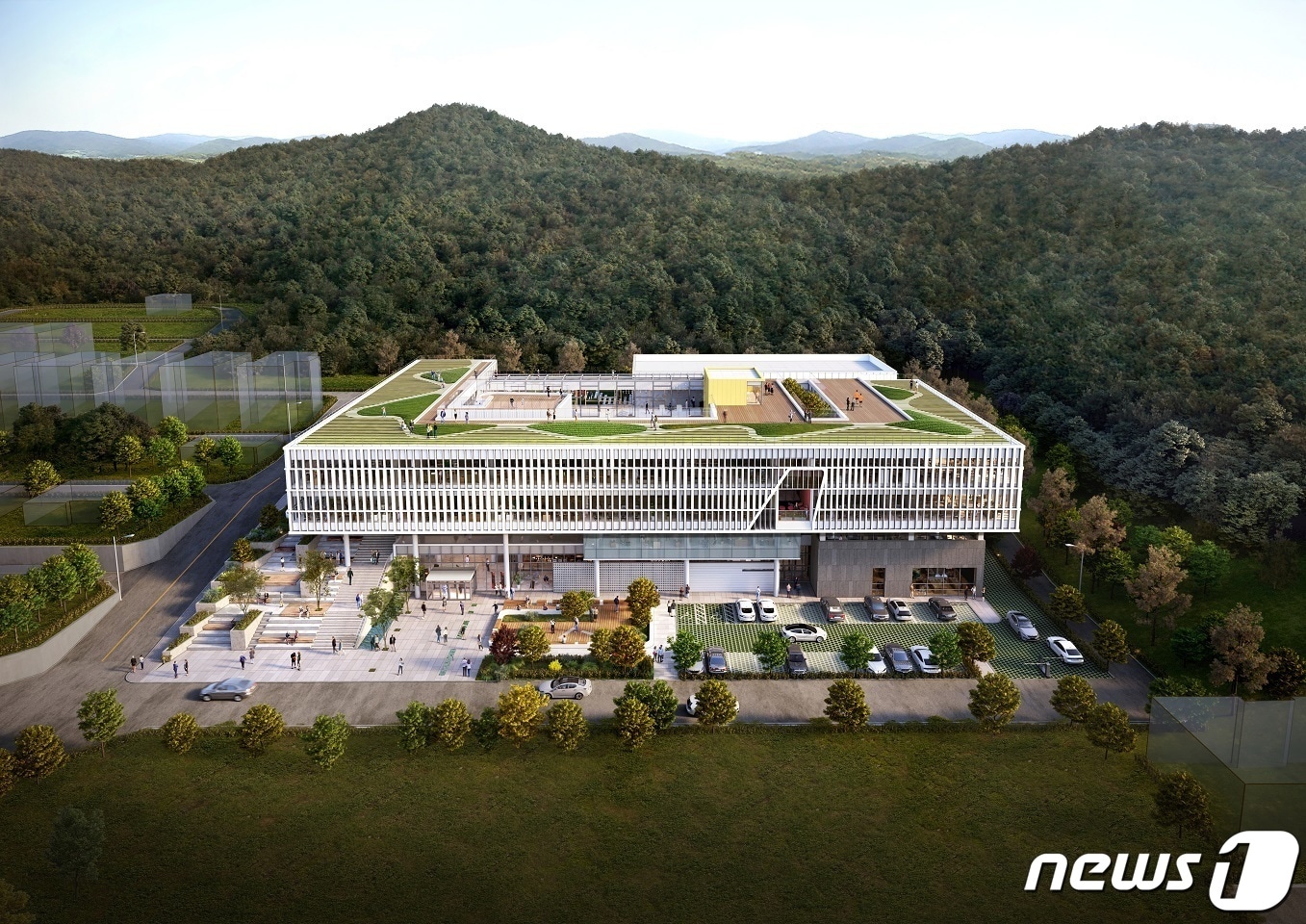 순천시 '바이오 특화 지식산업센터' 조감도.(순천시 제공)2023.12.18/뉴스1 ⓒ News1 김동수 기자