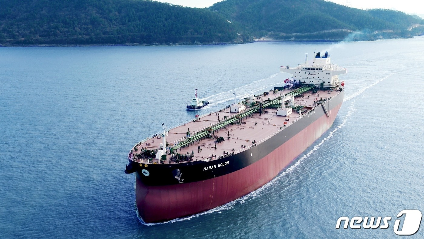 수에즈막스급 원유운반선.(대한조선 제공, 재배포 및 DB 금지)/뉴스1