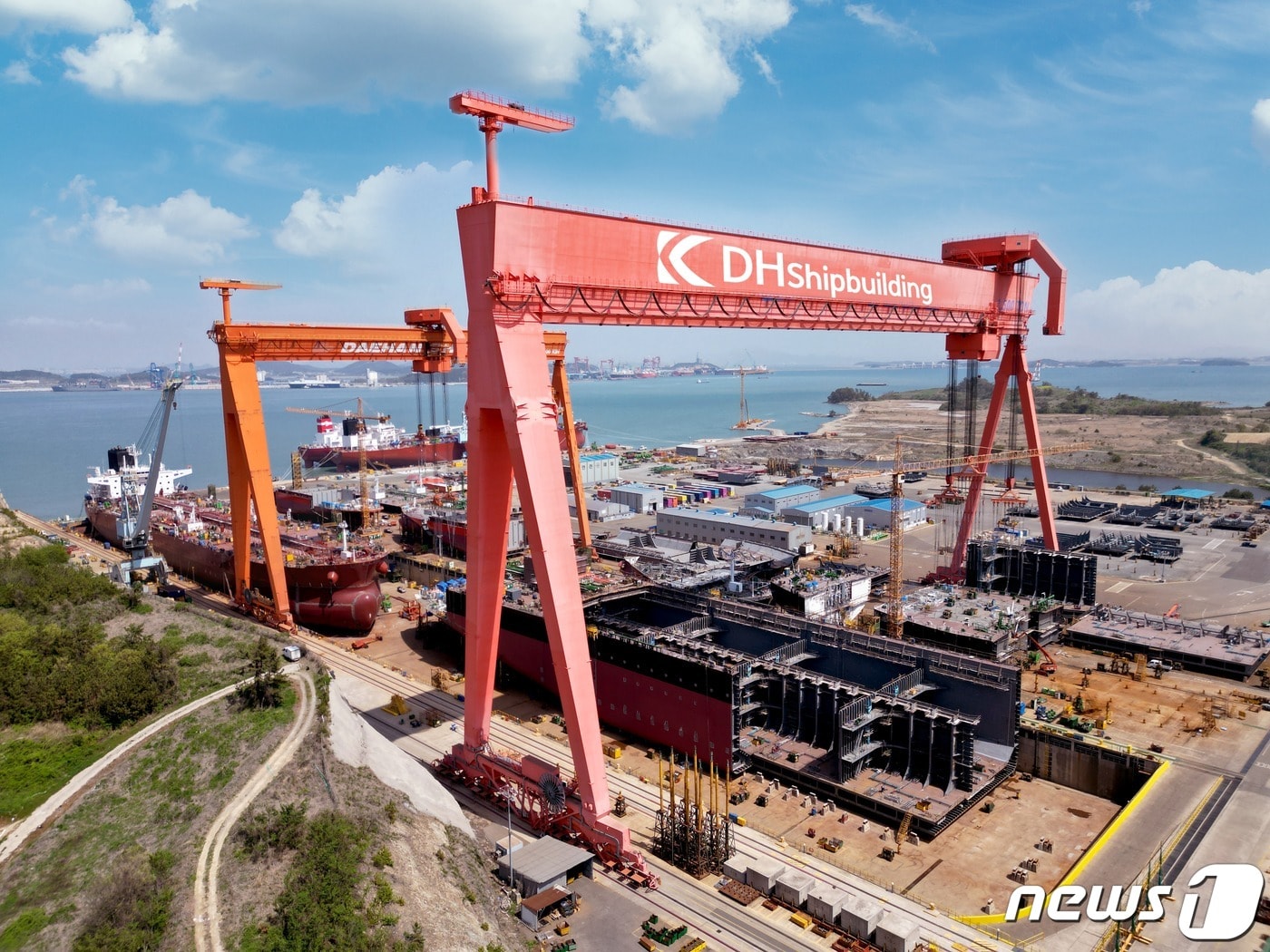 전남 해남군 화원면에 자리한 대한조선. /뉴스1