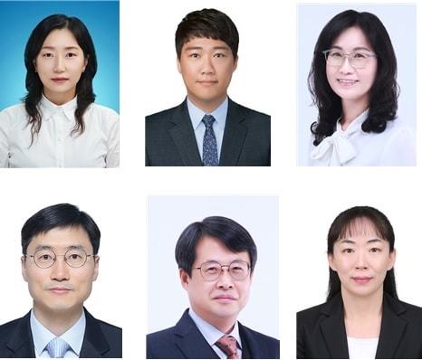 윗줄 왼쪽부터 시계방향으로 유호정 이재원 금복희 김수경 최중환 장성원 씨 (특허청 제공) /뉴스1