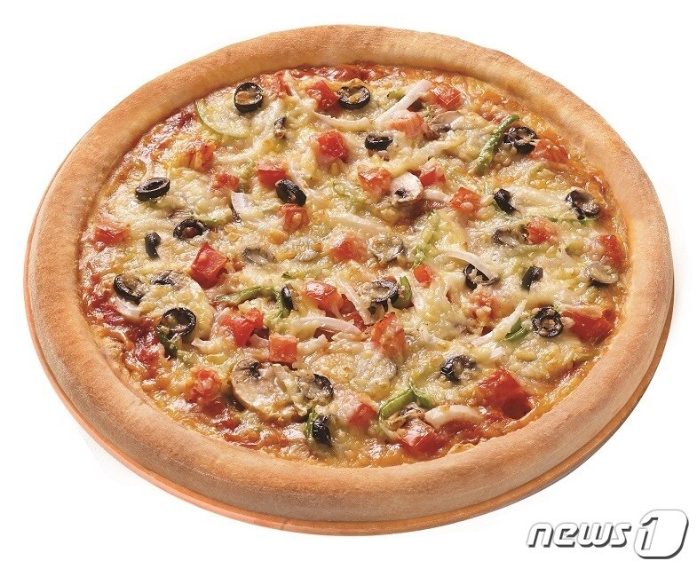 '그린잇 식물성 가든 스페셜' 피자.(파파존스 제공)