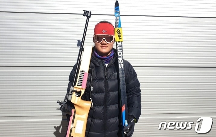 동계체전에서 바이애슬론 4관왕을 차지한 김혜원 선수(전북체육회 제공)/뉴스1