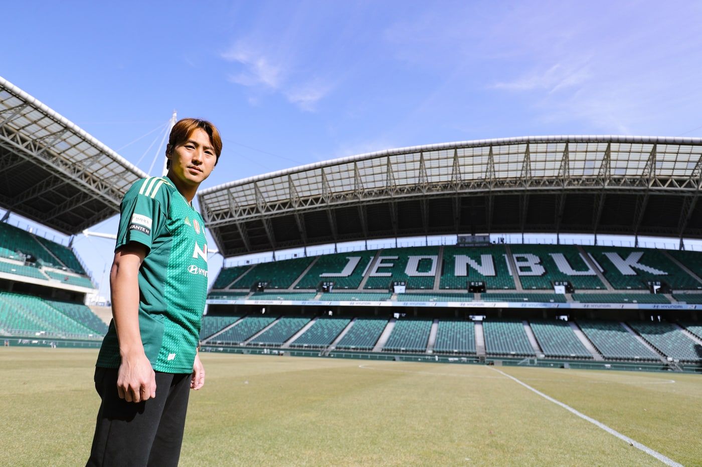 전북 현대에 입단한 정우재.(전북 현대 제공)