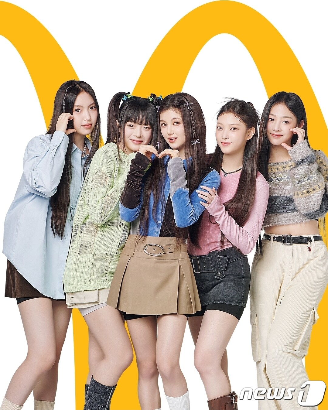 아이돌 그룹 뉴진스.(맥도날드 제공)