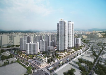 구리역 롯데캐슬 시그니처 투시도. /롯데건설 제공