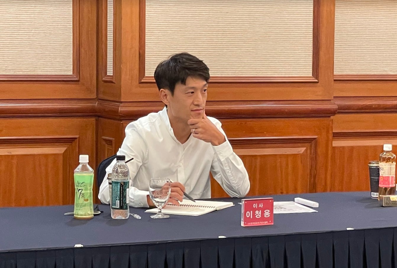 한국프로축구선수협회의 신임 부회장으로 선임된 이청용.(한국프로축구선수협회)