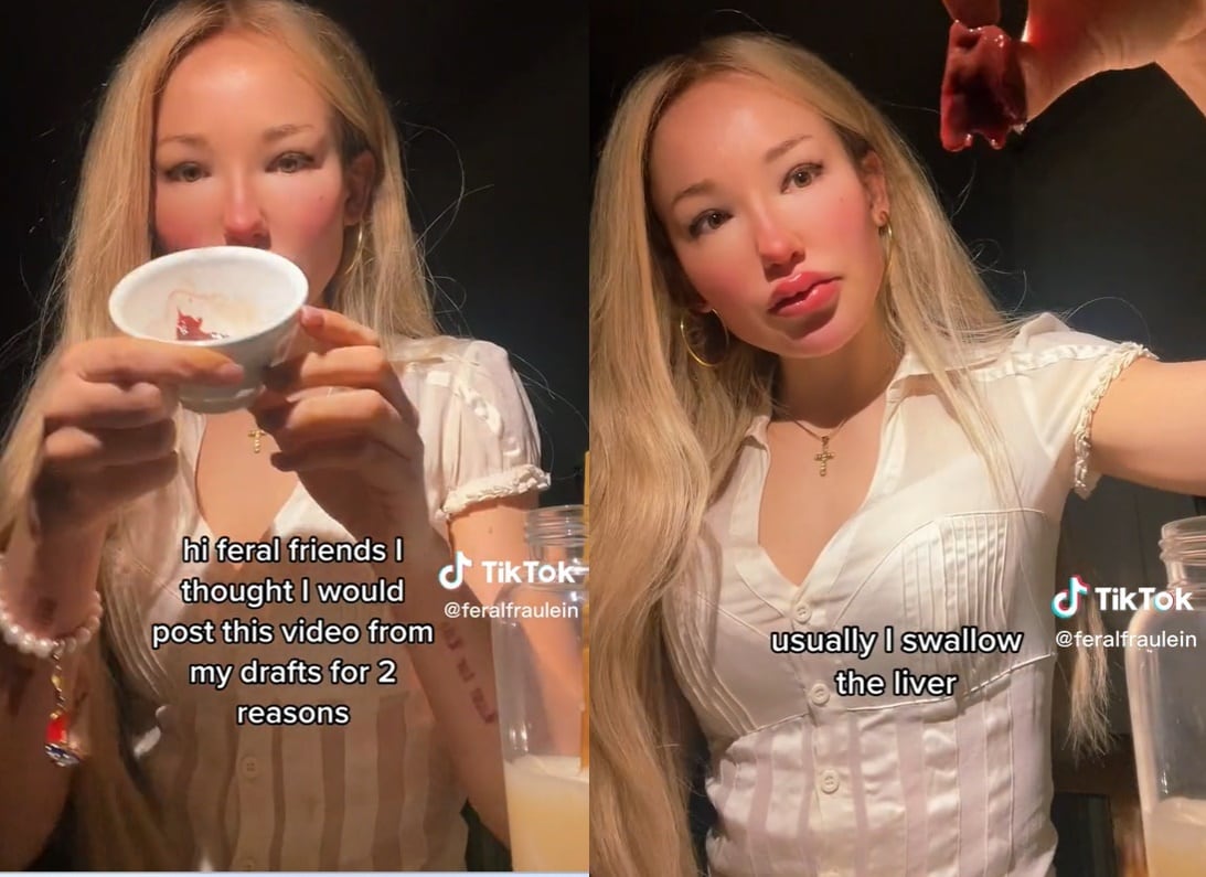 스웨덴 인플루언서 미미 그래프. (틱톡 갈무리)