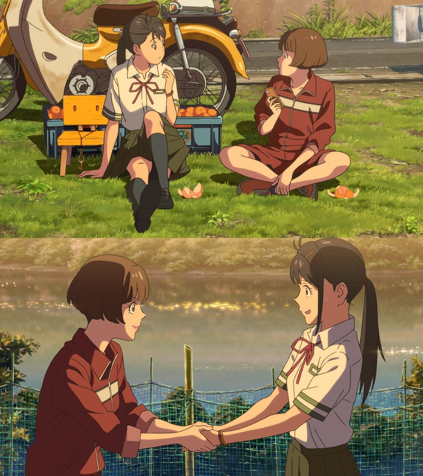 스즈메와 치카/'스즈메의 문단속' 스틸 컷