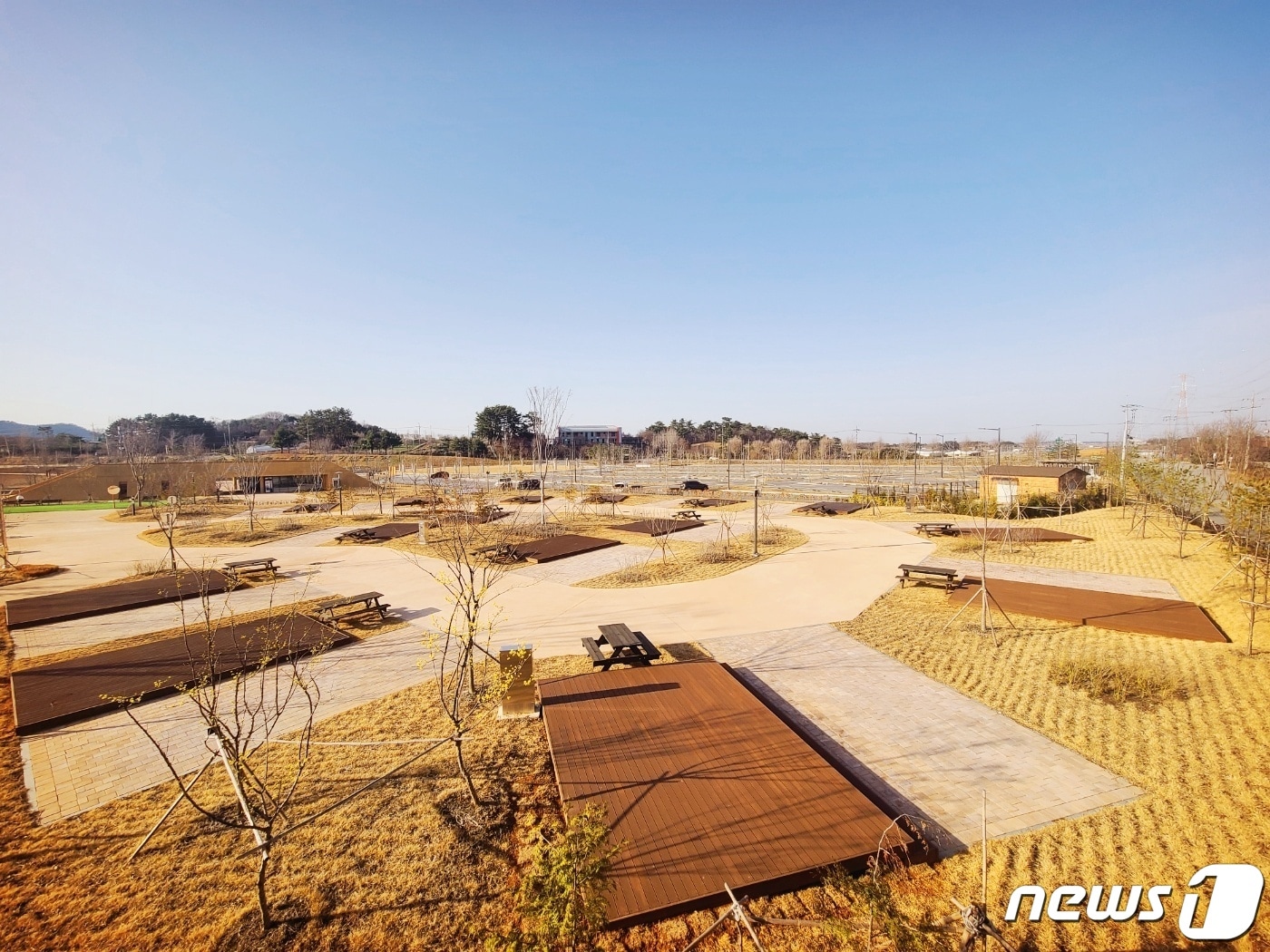 전북 정읍시 덕천면 동학농민혁명기념공원 일원에 조성된 ‘녹두장군 캠핑장'이 4월5일 개장한다.(기념재단 제공)2023.3.29/뉴스1