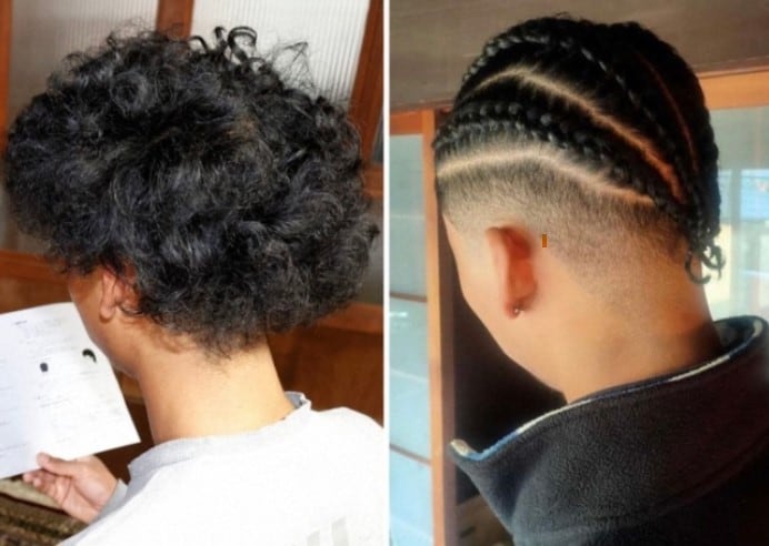 곱슬머리가 심한 남학생이 졸업을 앞두고 교사에게 "머리가 귀에 닿지 않도록 하라"는 두발 지도를 받은 후 레게머리를 했다가 졸업식에서 격리당했다. 귀의 피어싱은 졸업식 이후 한 것이라고 한다. (마이니치신문)