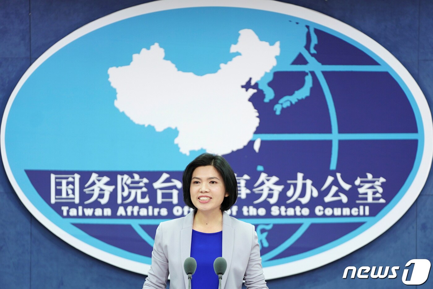 중국 국무원 대만사무판공실의 주펑롄 대변인 자료사진. 2019.11.27. ⓒ 로이터=뉴스1 ⓒ News1 정윤영 기자