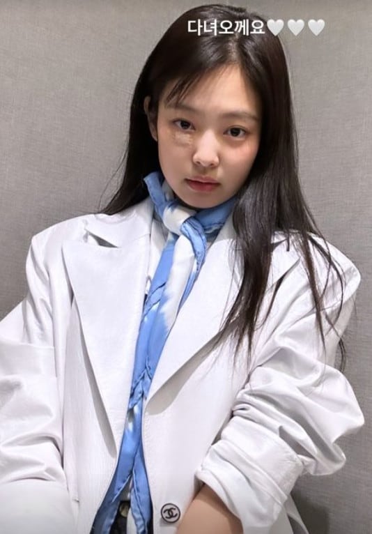 블랙핑크 제니 SNS 갈무리