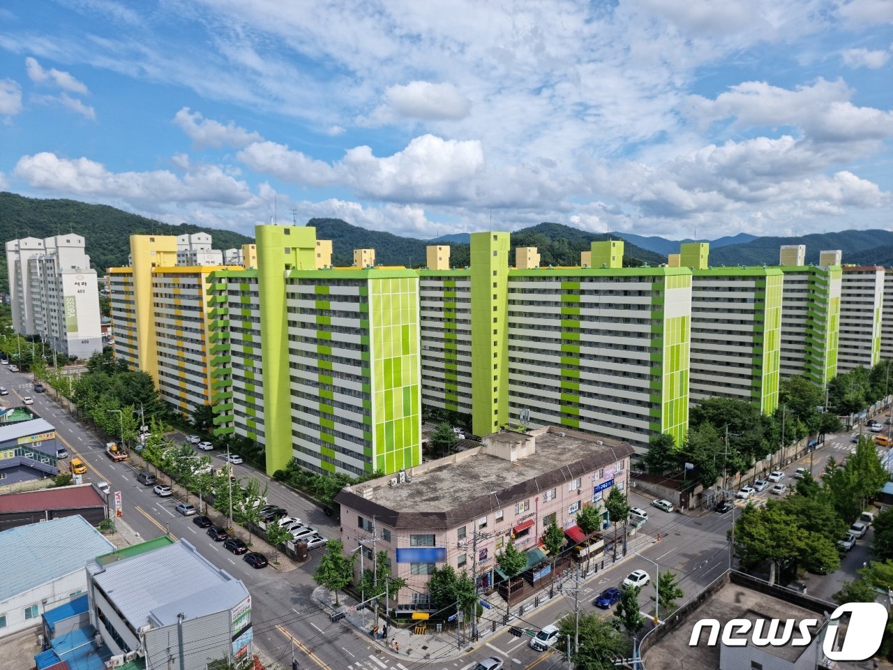 전남 화순군이 추진하는 만원 임대주택 지원사업 대상 아파트. /뉴스1