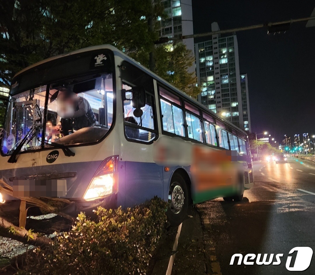 사고 현장.&#40;부산경찰청 제공&#41;