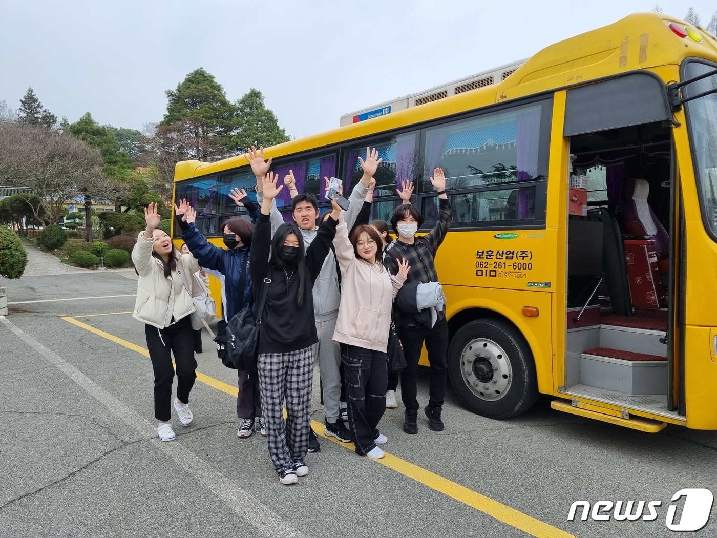 고려인마을 광주 새날학교 통학버스.2023.4.11./뉴스1