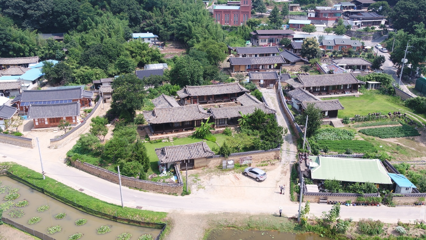 매원마을 전경&#40;칠곡 지경당&#41;&#40;문화재청 제공&#41;