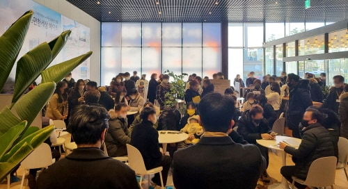 e편한세상 헤이리 주택전시관(DL건설 제공)