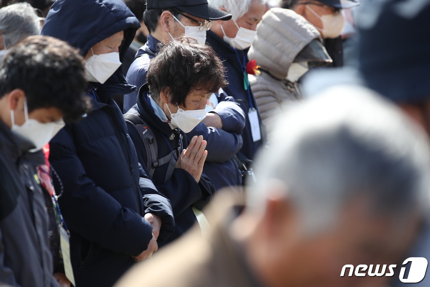 제75주년 제주4·3 희생차 추념식.(제주도사진기자회)2023.4.3 ⓒ 뉴스1 오미란 기자