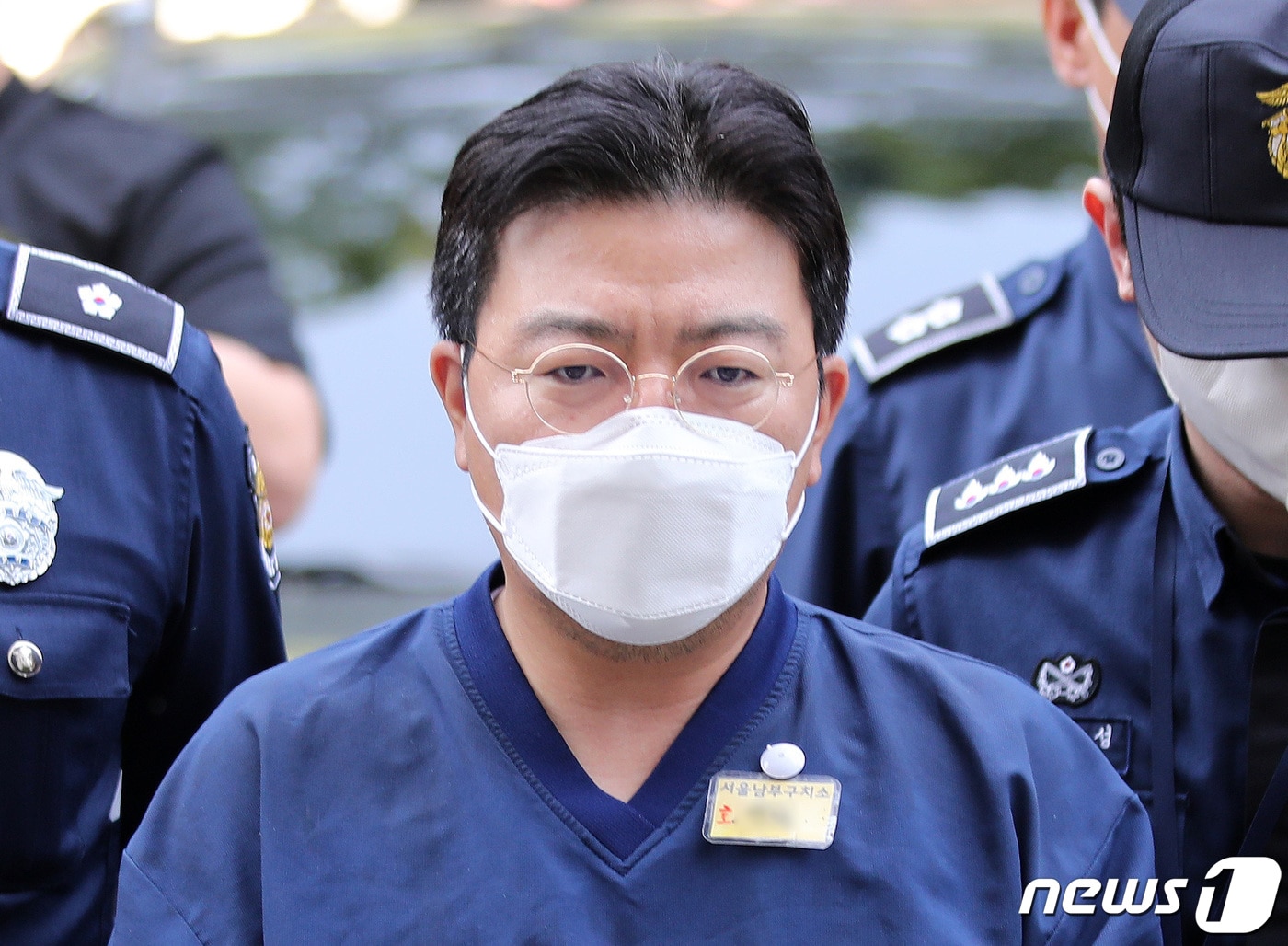 소시에테제네랄(SG)증권발 폭락 사태와 관련해 주가조작을 주도한 의혹을 받는 라덕연 투자자문업체 대표. 2023.5.11 ⓒ 뉴스1 구윤성 기자