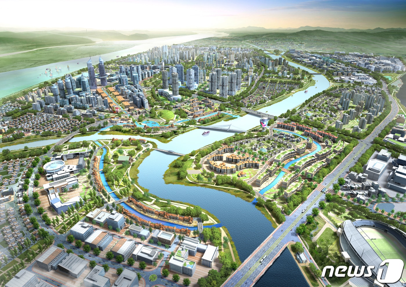 엘코델타시티 조감도.(부산도시공사 제공)