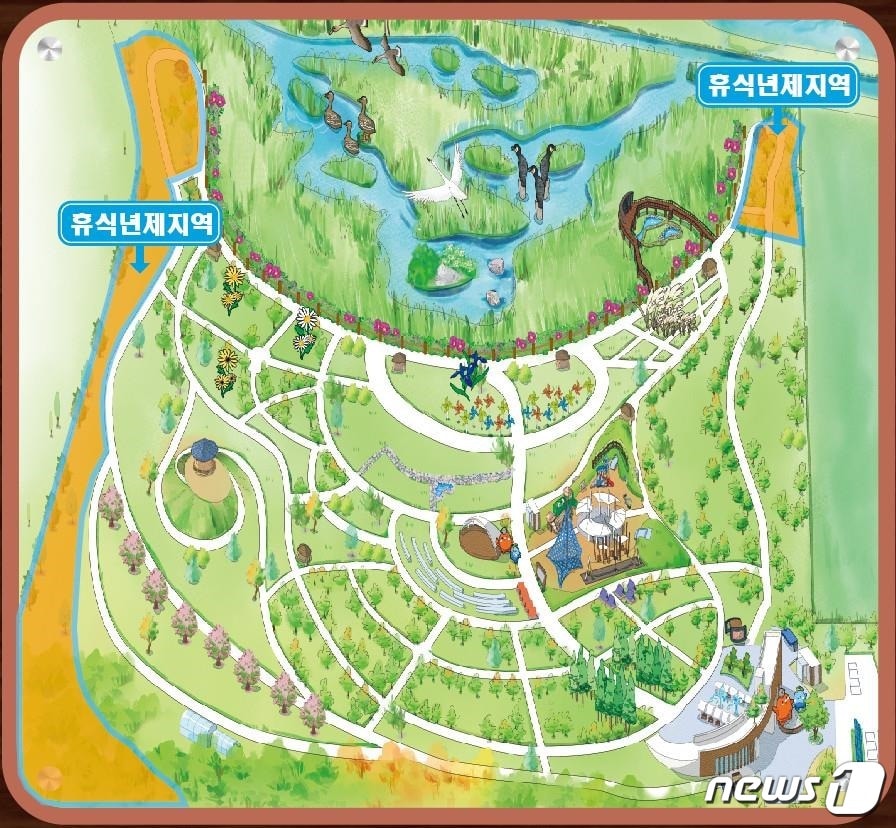 국립공원공단 새만금환경생태단지관리단(단장 이지형)은 5월22일 '세계 생물다양성의 날'을 맞아 일부 구간에 대해 휴식년제를 시행한다.(관리단 제공)2023.5.19/뉴스1 