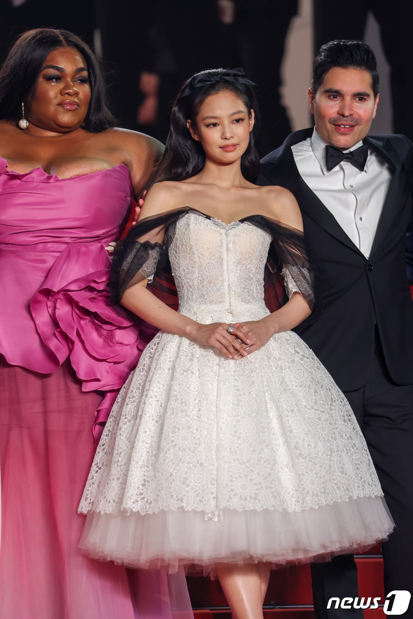 HBO ‘디 아이돌’(The Idol) 월드 프리미어 시사회에서 블랙핑크 제니가 레드 카펫에 오르고 있다. 2023.5.23/뉴스1 ⓒ News1 이준성 기자