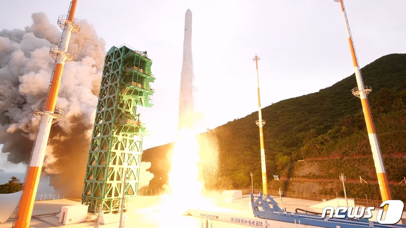 한국형 우주발사체 누리호&#40;KSLV-Ⅱ&#41;으 발사 모습.  &#40;항공우주연구원 제공&#41; 2023.5.25/뉴스1 ⓒ News1 장수영 기자