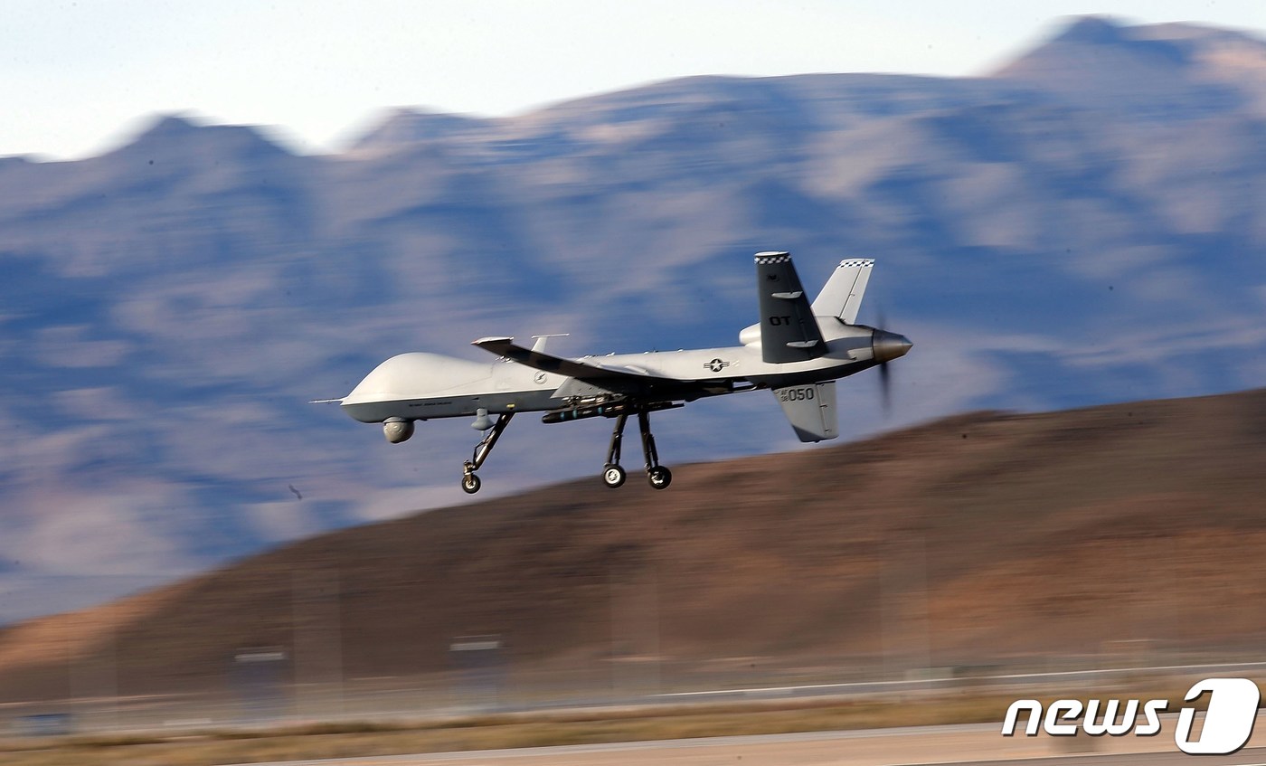 미국 무인기 MQ-9. <자료사진> ⓒ AFP=뉴스1 ⓒ News1 이종덕 기자