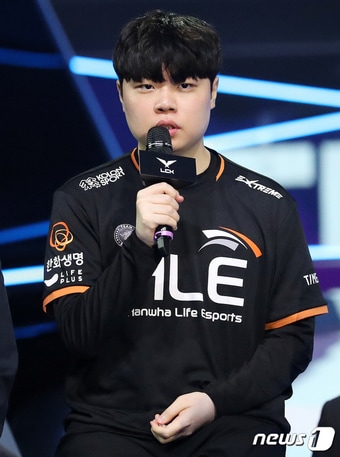 한화생명 e스포츠의 &#39;클리드&#39; 김태민. &#40;뉴스1 DB&#41; /뉴스1 ⓒ News1 김진환 기자
