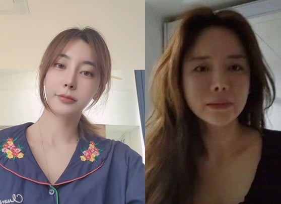 레이싱모델 출신 방송인 구지성(왼쪽), 고(故) 임블리. (SNS 갈무리)