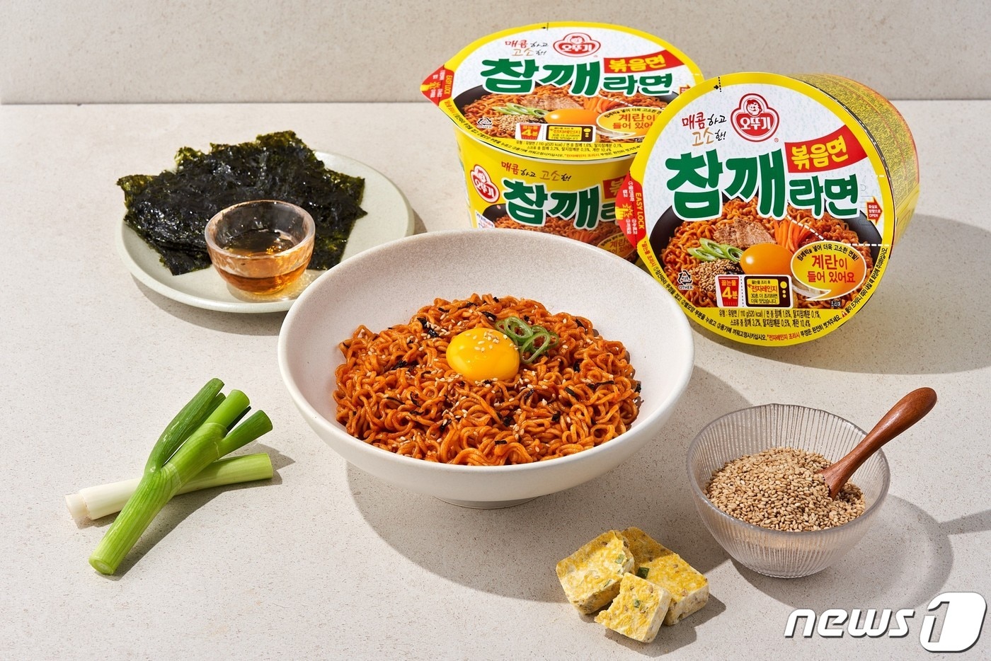 '참깨라면 볶음면'.(오뚜기 제공)