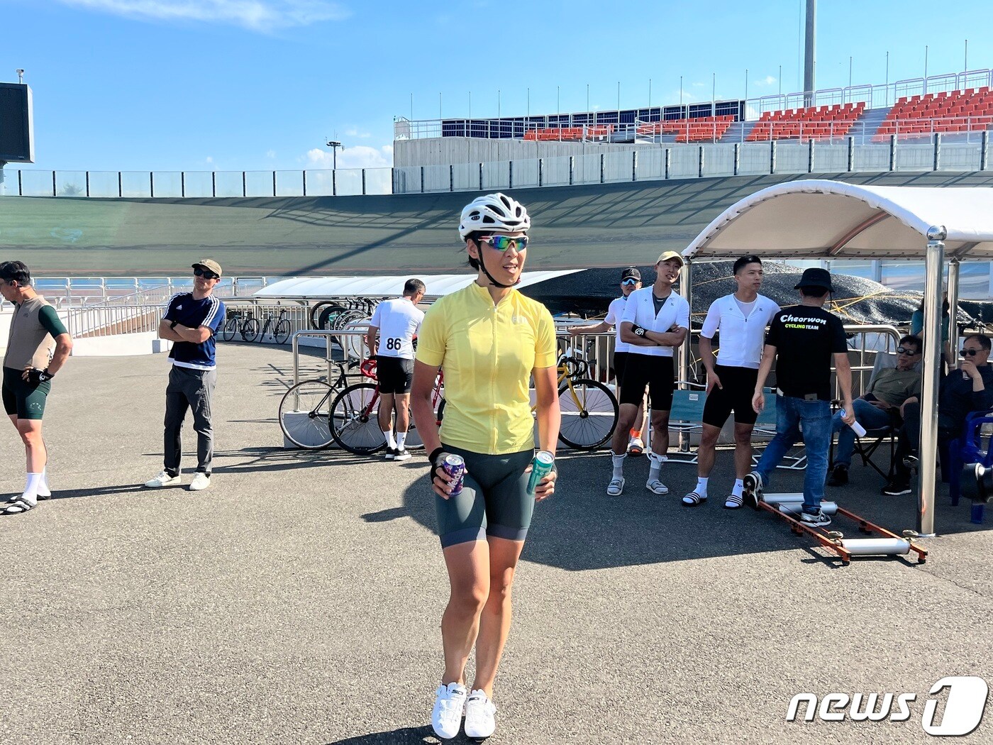 제58회 강원도민체육대회에 출전한 나화린씨.(뉴스1 DB)