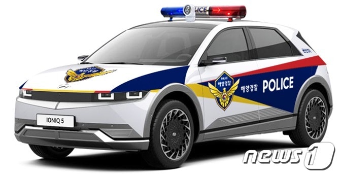 해양경찰 순찰차 / 뉴스1