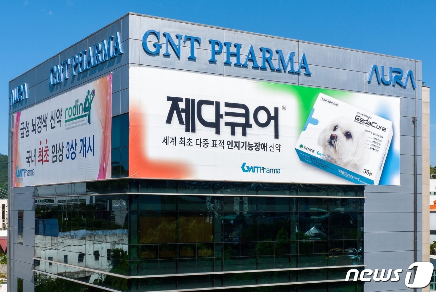 지엔티파마 건물 전경(지엔티파마 제공) ⓒ 뉴스1