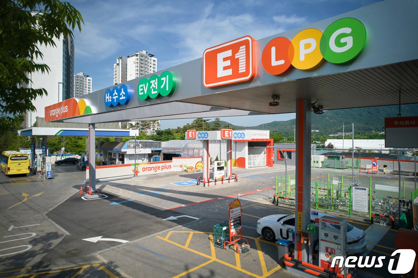 E1 과천 LPG 충전소 전경,(E1 제공)