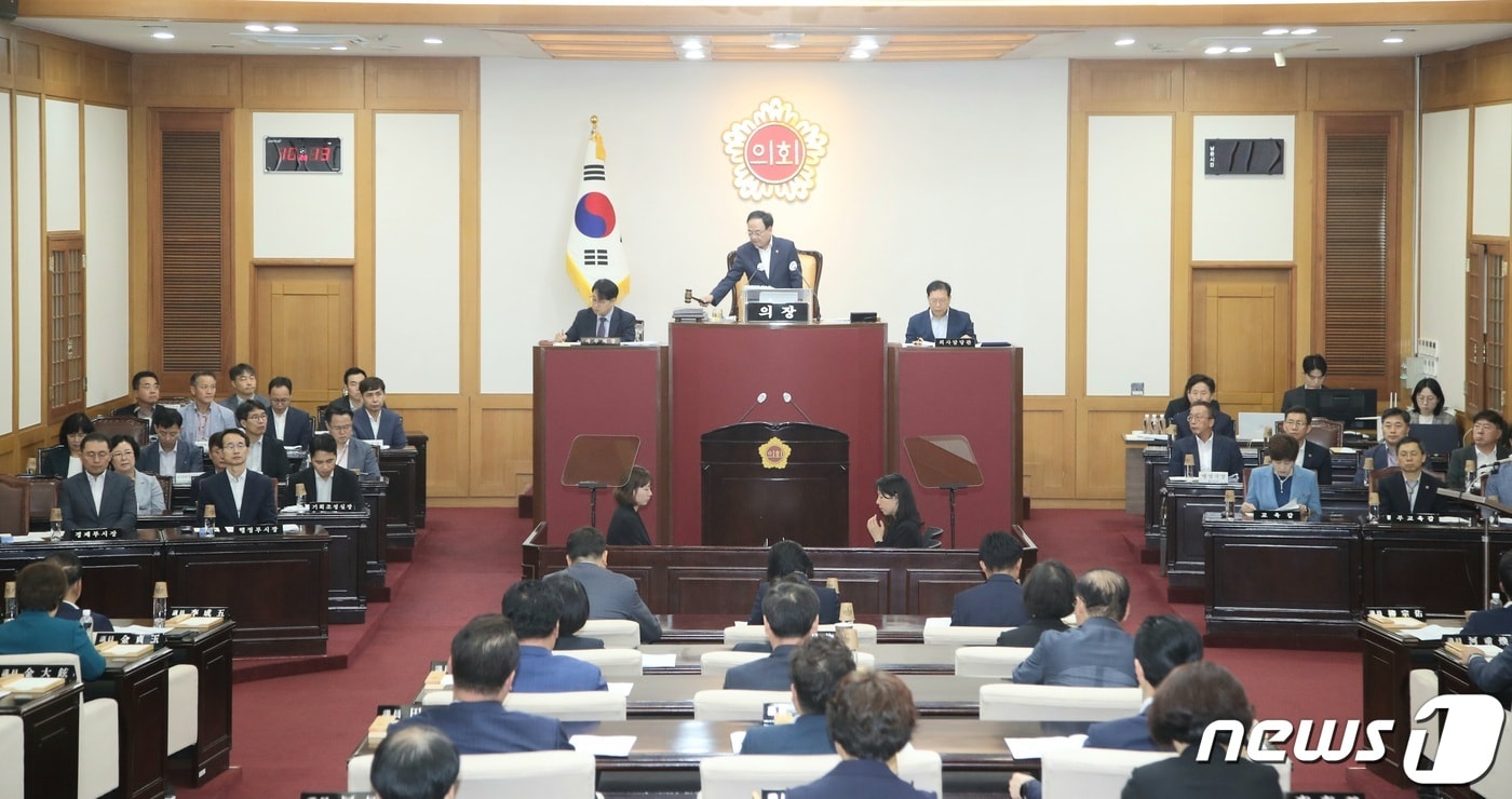 대구시의회가 18일 제302회 임시회를 개회했다. 사진은 본회의장 모습.(대구시의회 제공)