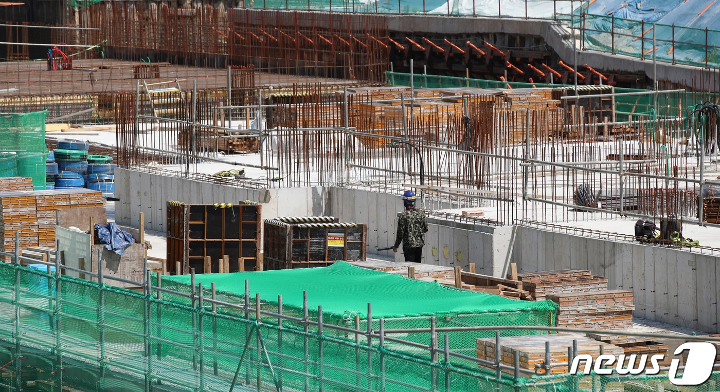  서울 동대문구 이문 3구역 주택재개발 현장. 2023.7.19/뉴스1 ⓒ News1 박지혜 기자
