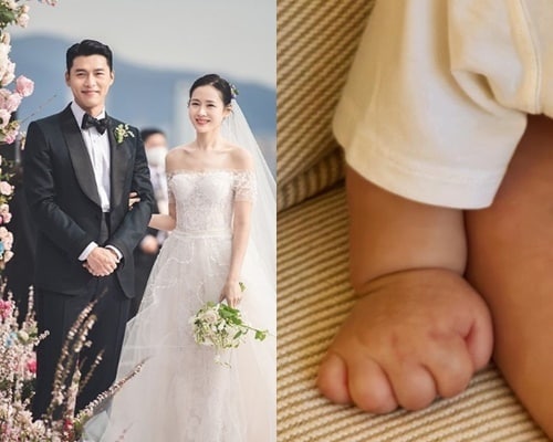 손예진 현빈 부부(왼쪽)와 그의 아들 사진, 사진제공=VAST엔터테인먼트, 손예진 SNS 캡처