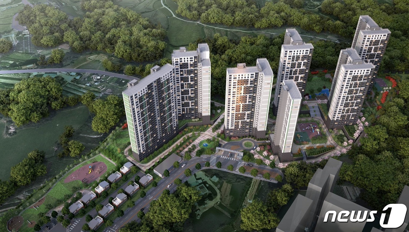 홍문2지구 도시개발사업 조감도.(여주시 제공)