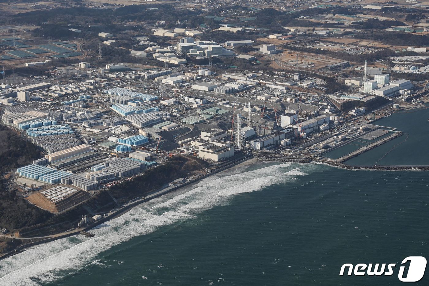 일본 후쿠시마현에 위치한 도쿄전력의 제1 원자력발전소2023.08.23/ ⓒ AFP=뉴스1 ⓒ News1 DB