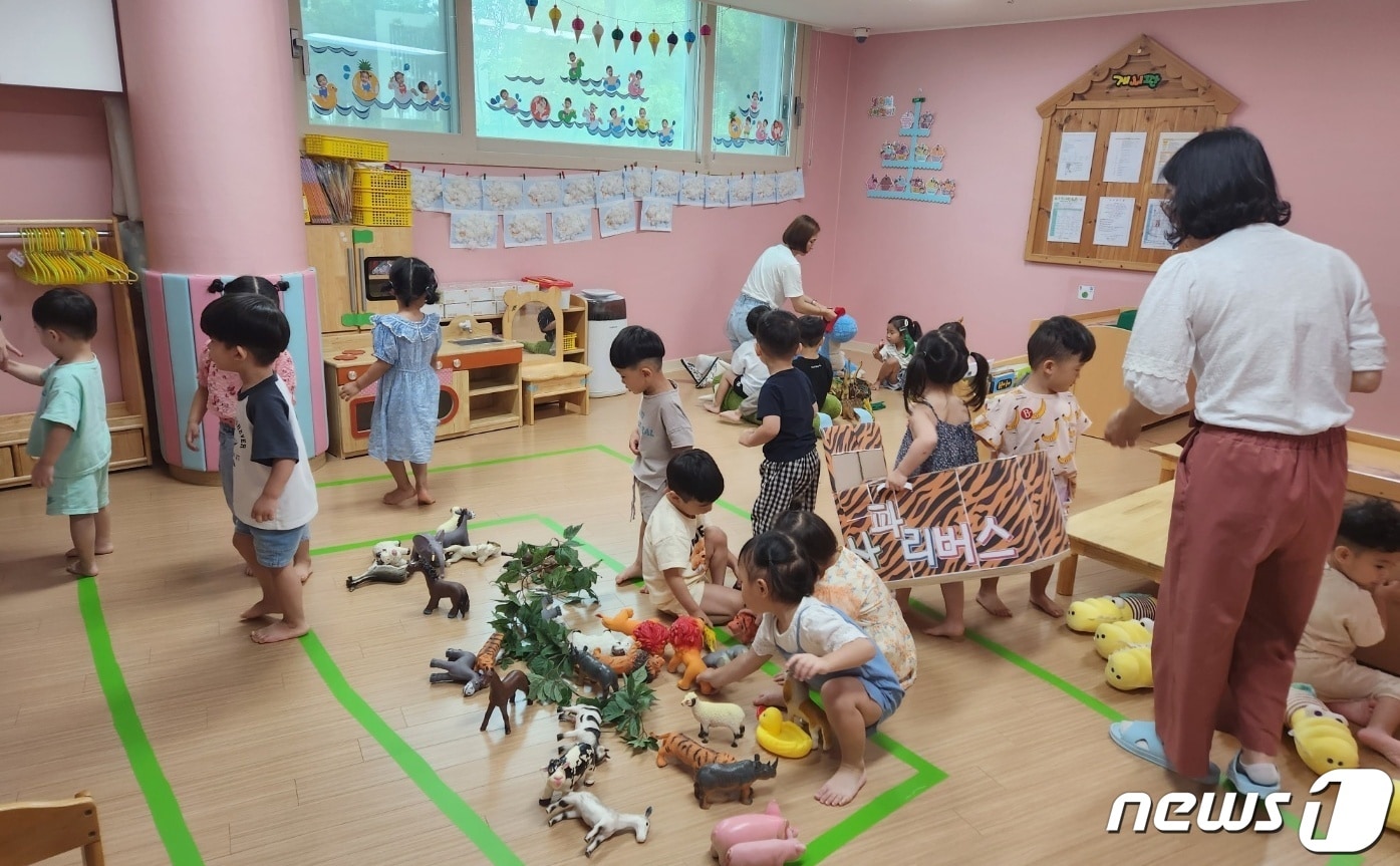 구미시 어린이집 내부 모습(구미시 제공)2023.8.24/뉴스미,구