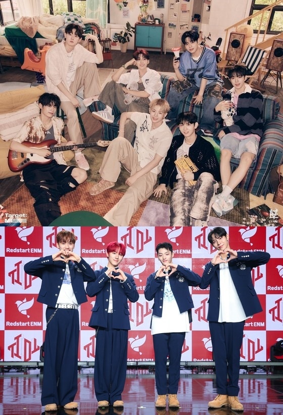 이븐(위), 티아이오티/사진 제공=젤리피쉬엔터테인먼트, 레드스타트이엔엠