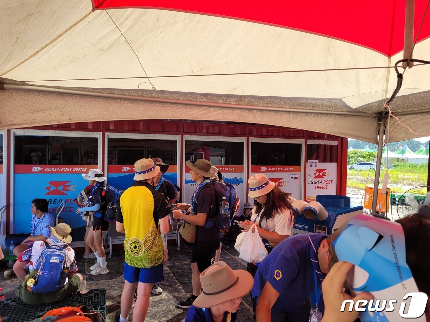 전북지방우정청은 새만금 잼버리 우체국 안전·편의 대책을 강화하고 있다고 3일 밝혔다.(전북지방우정청 제공)2023.8.3/뉴스1