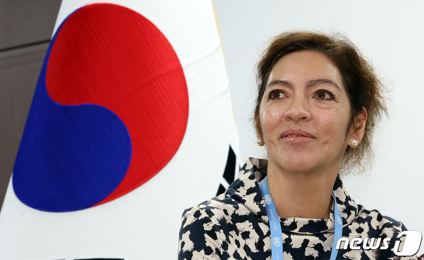 엘리자베스 살몬 UN 북한인권특별보고관. 2023.9.11/뉴스1 ⓒ News1 김명섭 기자