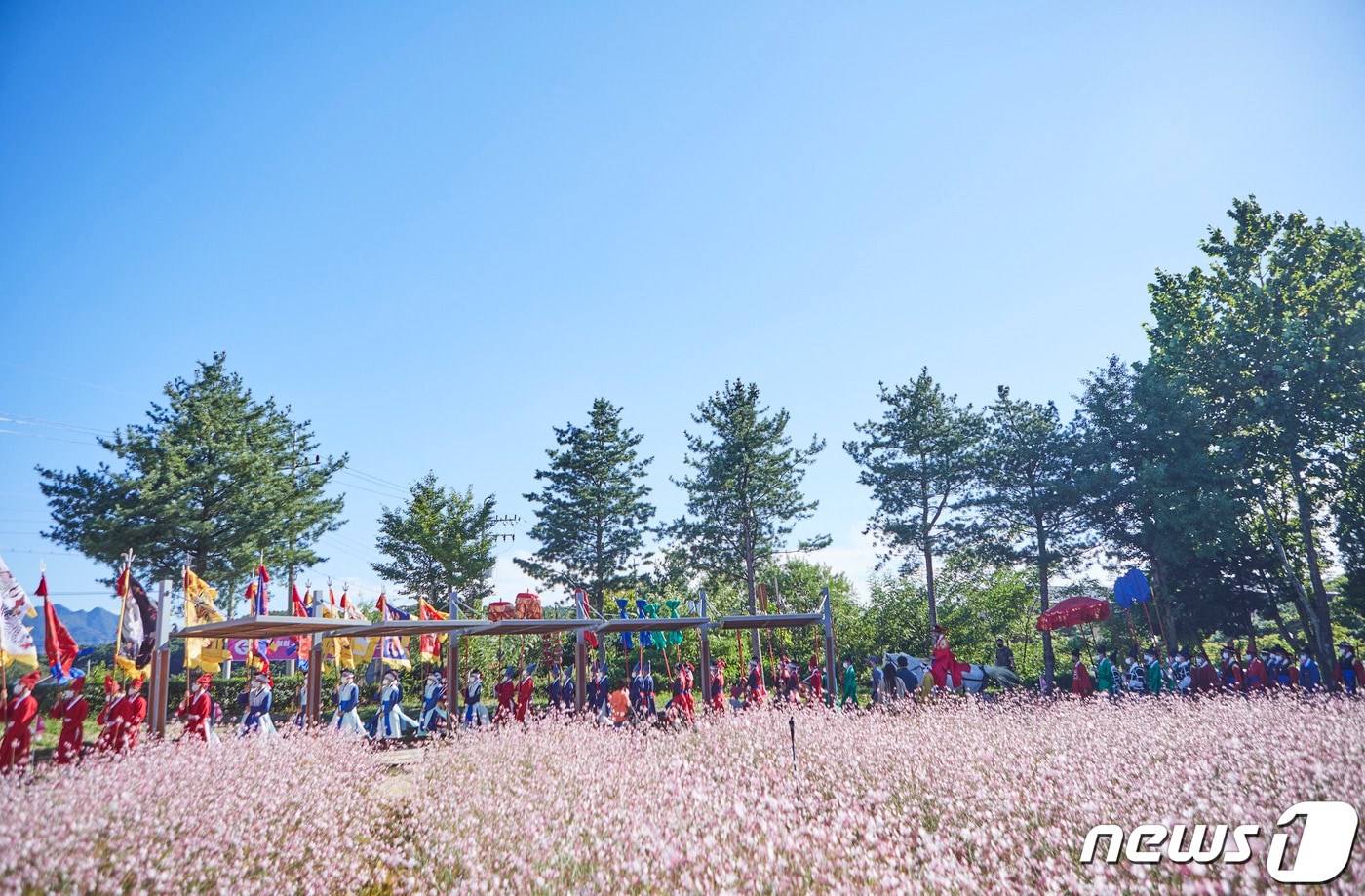 세종대왕 강무행차 재현 행사.&#40;철원군 제공&#41;