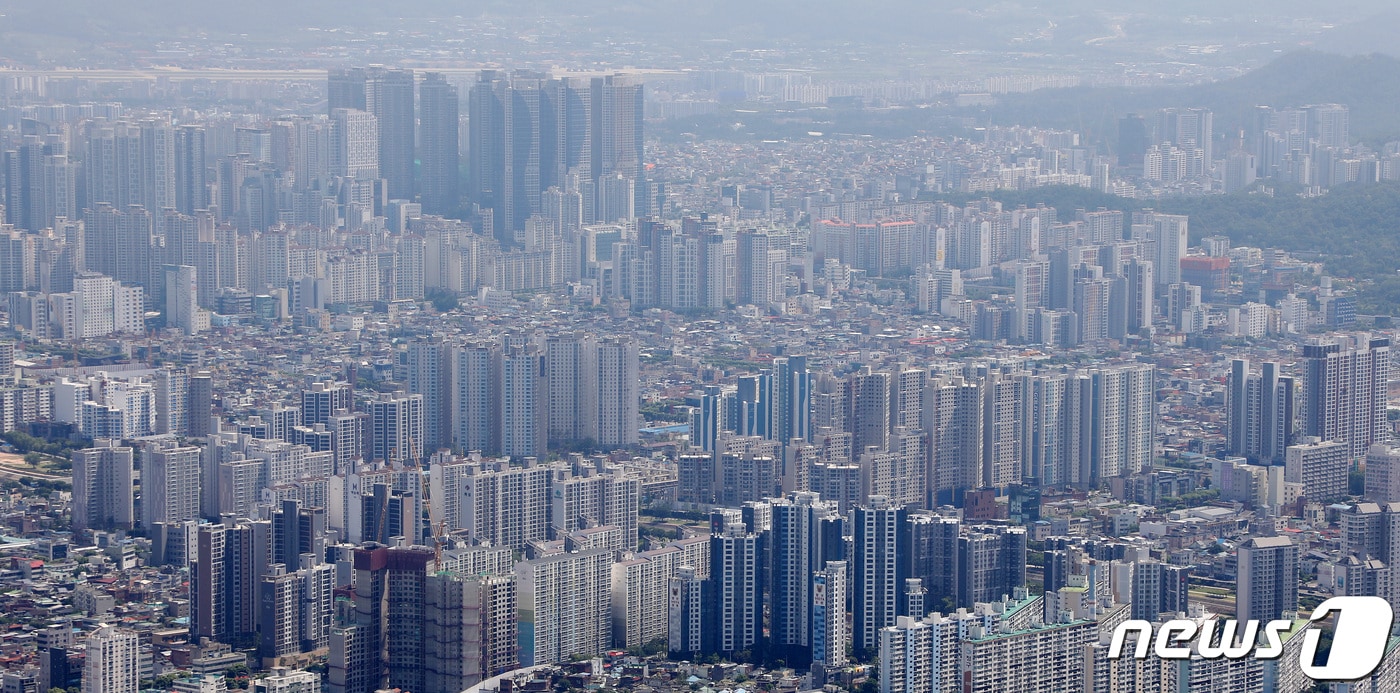 대구의 아파트 매매 거래 증가세가 6개월 만에 꺾였다. 사진은 대구 도심 전경.&#40;사진은 기사 내용과 무관함&#41; ⓒ News1 DB