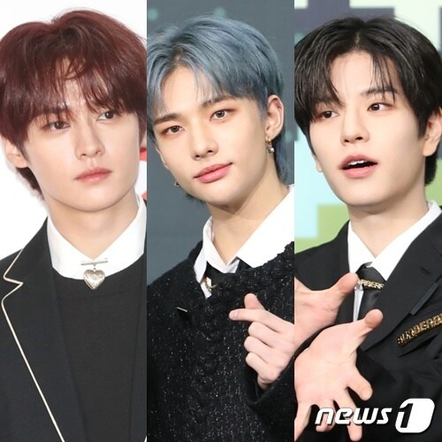 (왼쪽부터) 스트레이 키즈 리노, 현진, 승민