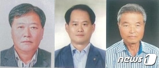 전북 진안군 성수면 면민의장 수상자로 선정된 강성환, 정인용, 이의상씨.&#40;사진 왼쪽부터&#41;2023.9.22/뉴스1