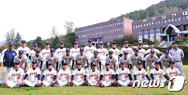 한일장신대 야구부 모습.(한일장신대 제공)/뉴스1