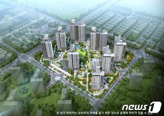 전북 '익산 부송 데시앙' 조감도(전북개발공사 제공)2023.4.14/뉴스1